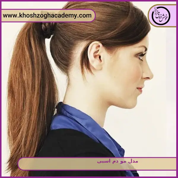مدل مو دم اسبی کلاسیک