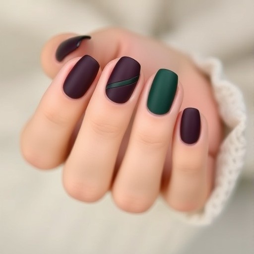  طرح مات (Matte Nails)