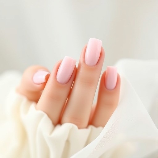 مدل ناخن کوتاه و طبیعی با لاک شفاف (Short Bridal Nails)