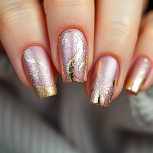 ناخن‌ خاص فویل دیزاین (Foil Art Nail)