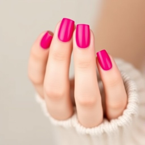 طرح مونوکروم ناخن سرخابی