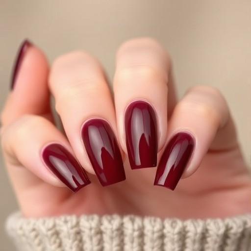 بهترین طراحی و کاشت ناخن زرشکی + طرح پیشنهادی ناخن زرشکی