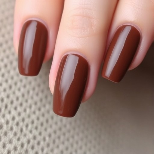 بهترین طراحی و کاشت ناخن قهوه ای + طرح پیشنهادی ناخن قهوه ای