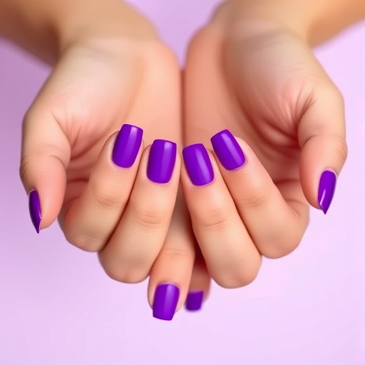 بهترین طراحی و کاشت ناخن بنفش + طرح پیشنهادی ناخن بنفش