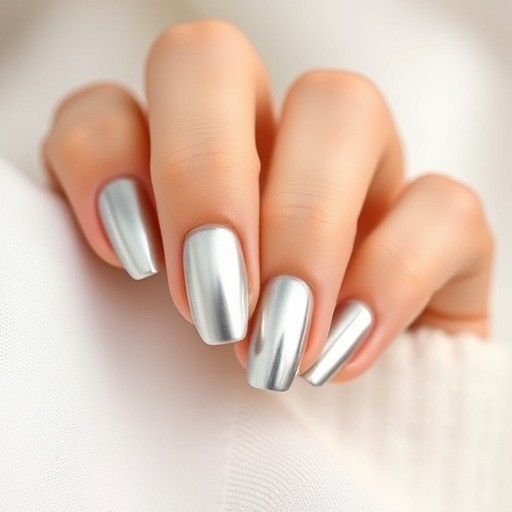 بهترین طراحی و کاشت ناخن نقره ای + طرح پیشنهادی ناخن نقره ای