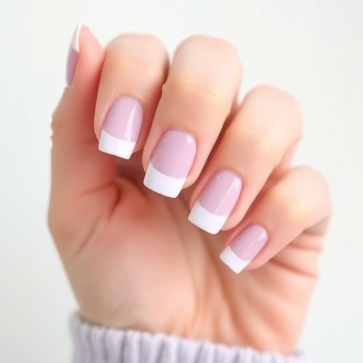 طراحی ناخن فرنچ یاسی