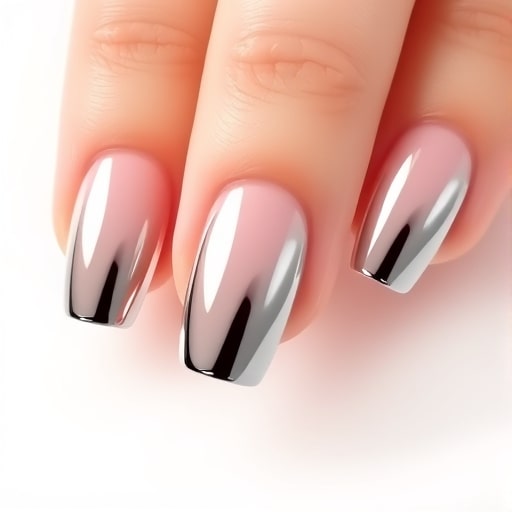 فرنچ کروم براق