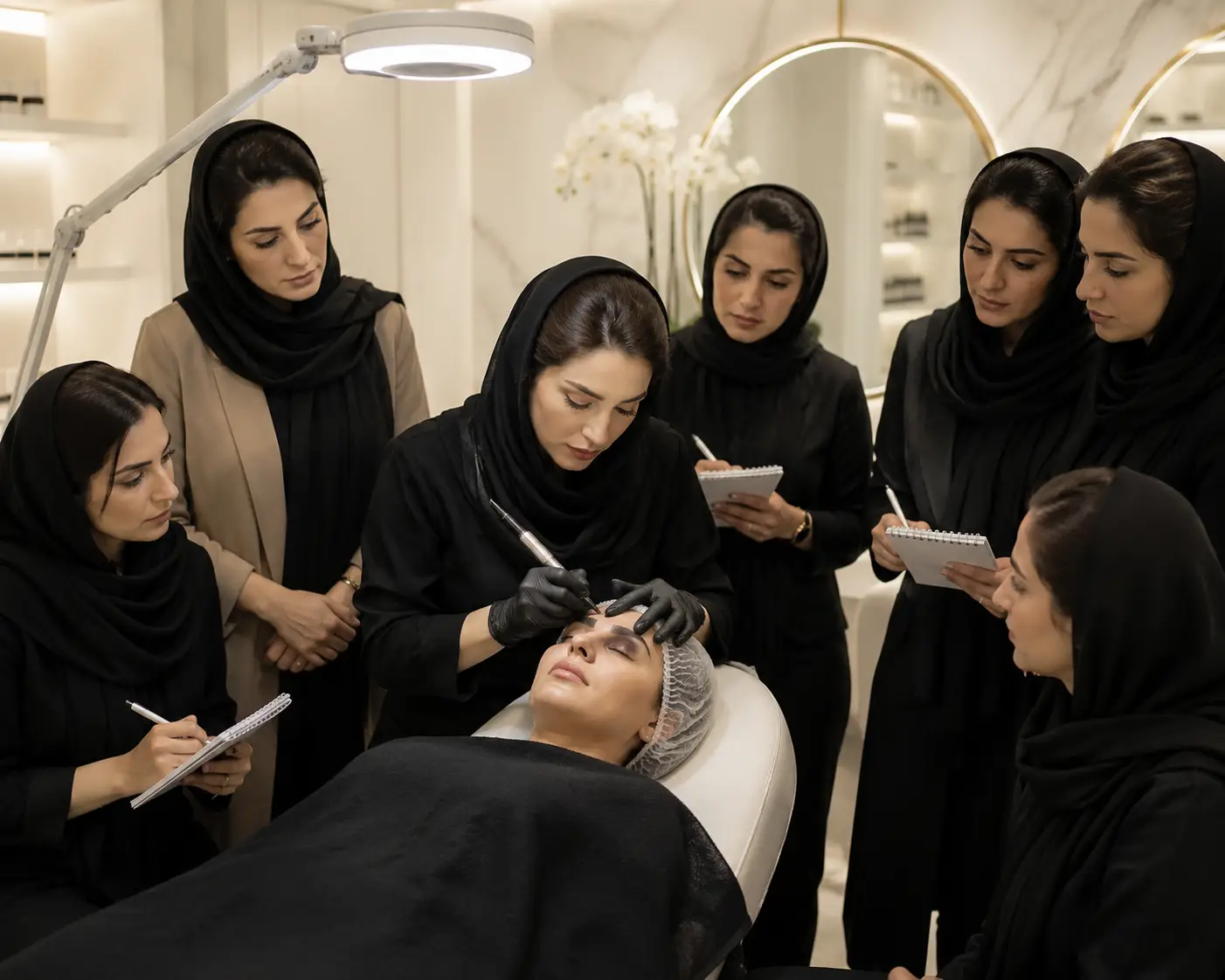 آموزش میکروپیگمنتیشن در آکادمی خوش‌ذوق