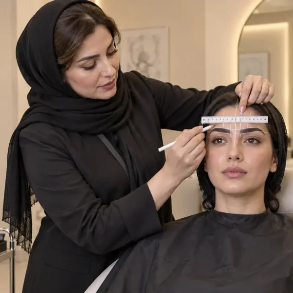 آموزش طراحی و قرینهسازی ابرو در دوره میکروپیگمنتیشن