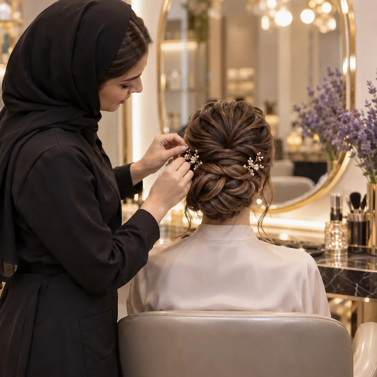 گالری تمرین شینیون نمونه تمرین شینیون در آموزش آرایش و پیرایش زنانه